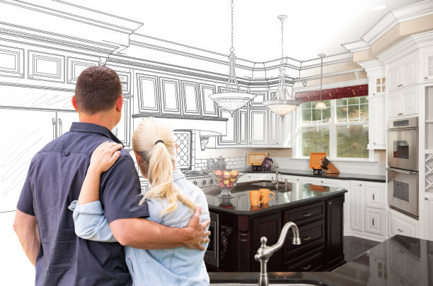 Professional Kitchen Island Installation technician working in Gwynedd, PA